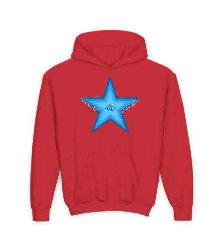 GL Star Up Youth Hoodie - S / Red - Kids clothes