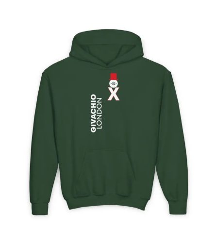 GL Styler Flick Youth Hoodie - S / Forest Green - Kids clothes