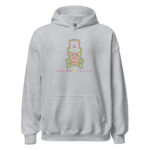 Green Aura Skull Hoodie - Sport Grey / S