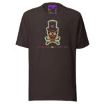 Green Aura Skull T-Shirt - Brown / S - T-Shirts