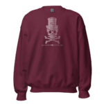 Heiron Skull Sweatshirt - Maroon / S