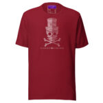 Heiron Skull T-Shirt - Cardinal / S - T-Shirts