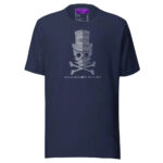 Heiron Skull T-Shirt - Navy / S - T-Shirts