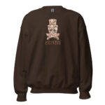 Ivor Skull Sweatshirt - Dark Chocolate / S
