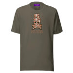 Ivor Skull T shirt - Army / S - T-Shirts