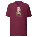 Ivor Skull T shirt - Maroon / S - T-Shirts