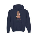 Ivor Skull Youth Hoodie - S / Navy - Kids clothes