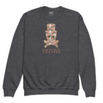 Ivor Skull Youth Sweatshirt - Dark Heather / XS