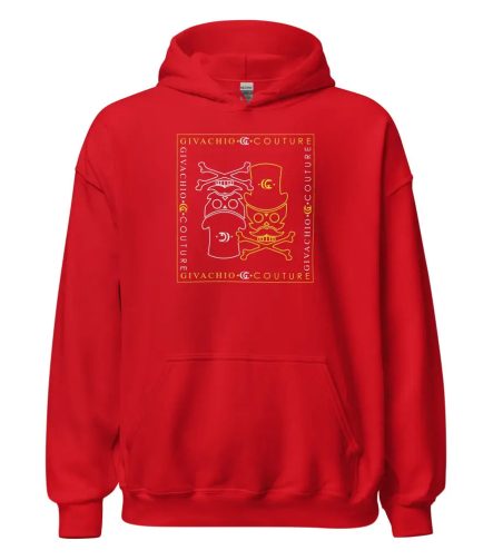 Leisurewear Atomic Skull Hoodie - Red / S