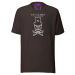 Mad White Skull T-Shirt - Brown / S - T-Shirts