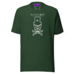 Mad White Skull T-Shirt - Forest / S - T-Shirts
