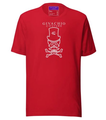 Mad White Skull T-Shirt - Red / S - T-Shirts