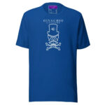 Mad White Skull T-Shirt - True Royal / S - T-Shirts
