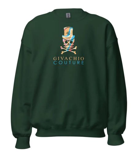 MadHaze Skull Sweatshirt - Forest Green / S