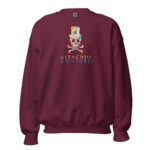 MadHaze Skull Sweatshirt - Maroon / S