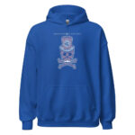 Memorable Pinky Bone Skull Hoodie - Royal / S