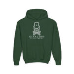 Noir Skull Youth Hoodie - S / Forest Green - Kids clothes