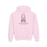 Noir Skull Youth Hoodie - S / Light Pink - Kids clothes
