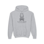 Noir Skull Youth Hoodie - S / Sport Grey - Kids clothes
