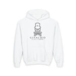 Noir Skull Youth Hoodie - S / White - Kids clothes