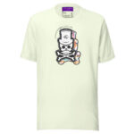 Patch Up Skull T-Shirt - Citron / S - T-Shirts