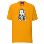 Patch Up Skull T-Shirt - Gold / S - T-Shirts