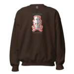 PatchRed Skull Sweatshirt - Dark Chocolate / S