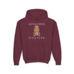 Silvo Skull Youth Hoodie - S / Maroon - Kids clothes