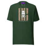 Skull Leapord T-Shirt - Forest / S - T-Shirts