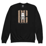 Skull Leopord Youth Sweatshirt - Black / XS