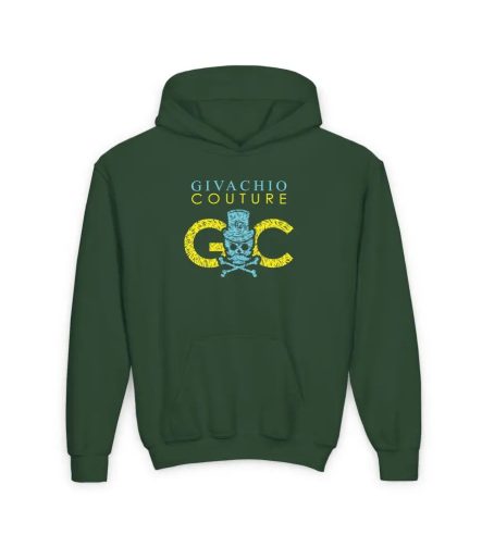 Skullviva Youth Hoodie - S / Forest Green - Kids clothes