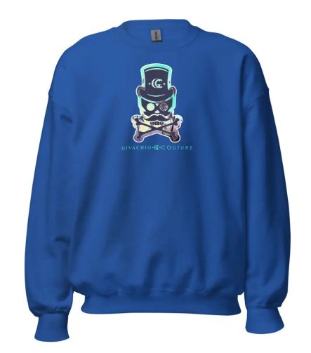 Skyure Skull Sweatshirt - Royal / S