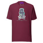Skyure Skull T-Shirt - Maroon / S - T-Shirts